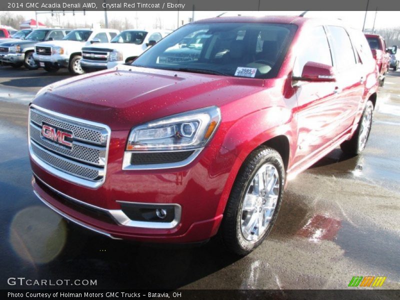 Crystal Red Tintcoat / Ebony 2014 GMC Acadia Denali AWD
