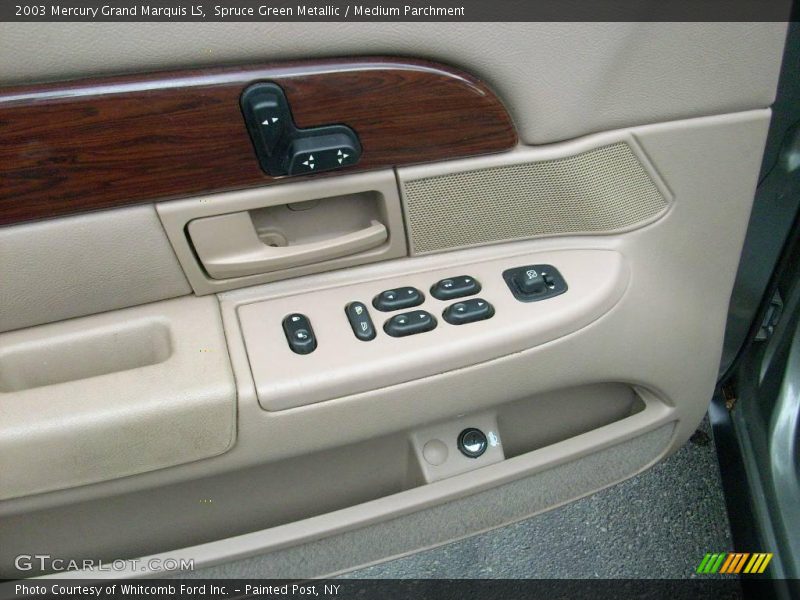 Spruce Green Metallic / Medium Parchment 2003 Mercury Grand Marquis LS