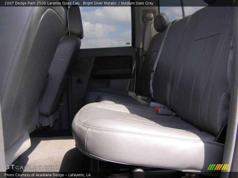 Bright Silver Metallic / Medium Slate Gray 2007 Dodge Ram 2500 Laramie Quad Cab