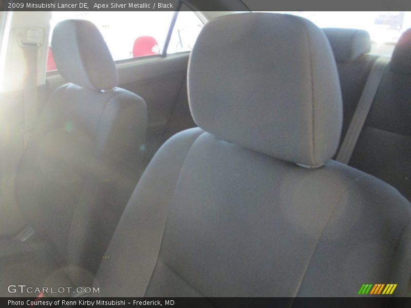Apex Silver Metallic / Black 2009 Mitsubishi Lancer DE