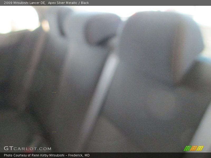 Apex Silver Metallic / Black 2009 Mitsubishi Lancer DE