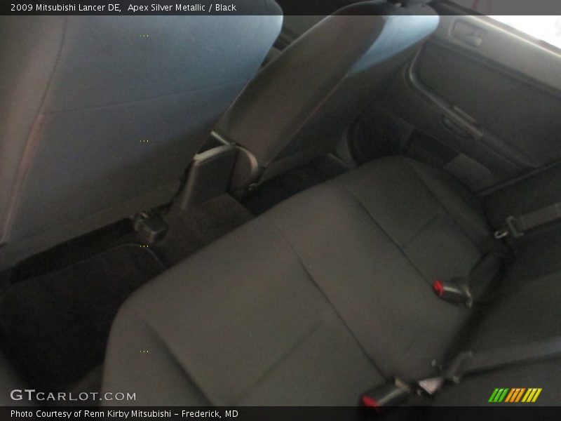 Apex Silver Metallic / Black 2009 Mitsubishi Lancer DE