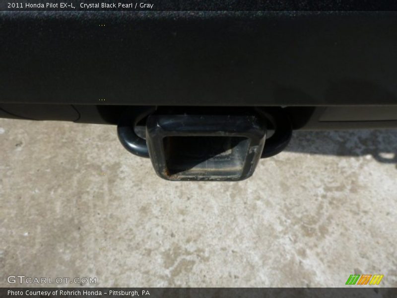 Crystal Black Pearl / Gray 2011 Honda Pilot EX-L