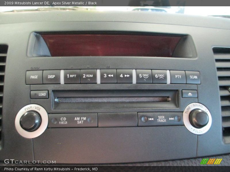 Apex Silver Metallic / Black 2009 Mitsubishi Lancer DE