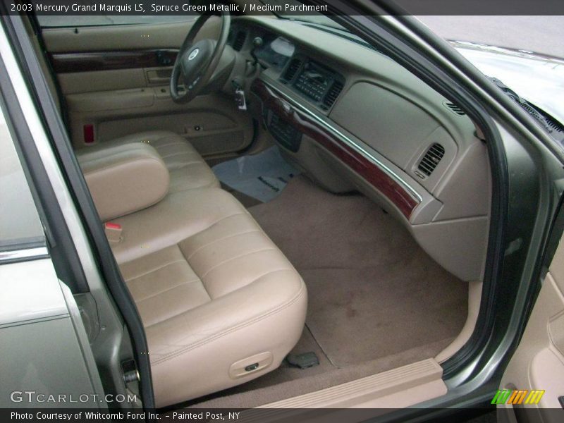 Spruce Green Metallic / Medium Parchment 2003 Mercury Grand Marquis LS