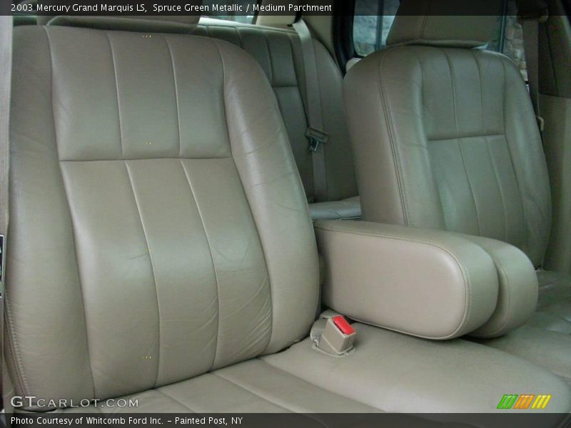 Spruce Green Metallic / Medium Parchment 2003 Mercury Grand Marquis LS