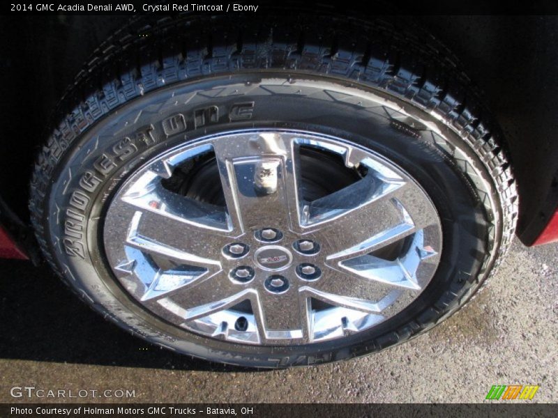 Crystal Red Tintcoat / Ebony 2014 GMC Acadia Denali AWD