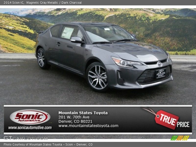 Magnetic Gray Metallic / Dark Charcoal 2014 Scion tC