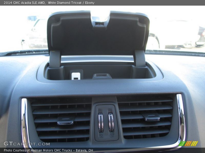 White Diamond Tricoat / Ebony 2014 GMC Acadia SLE AWD