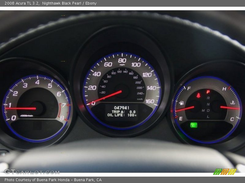 Nighthawk Black Pearl / Ebony 2008 Acura TL 3.2