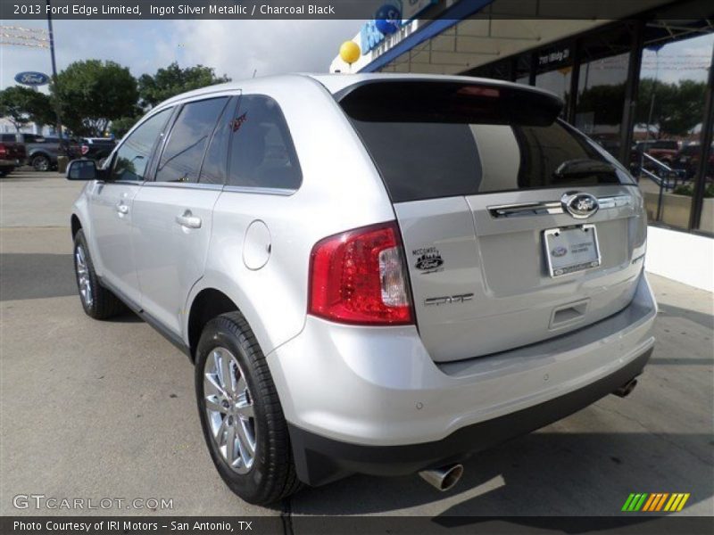 Ingot Silver Metallic / Charcoal Black 2013 Ford Edge Limited
