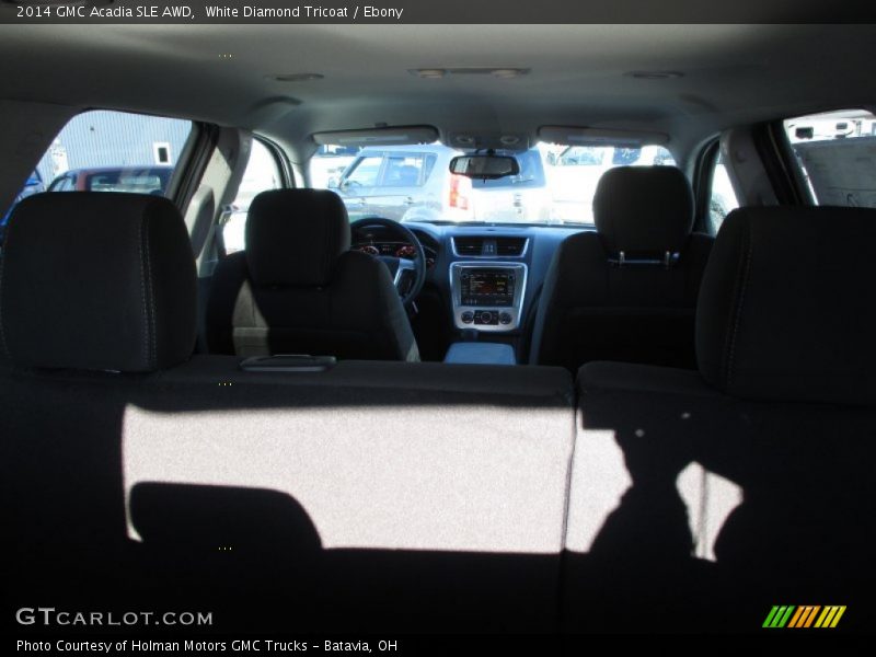 White Diamond Tricoat / Ebony 2014 GMC Acadia SLE AWD
