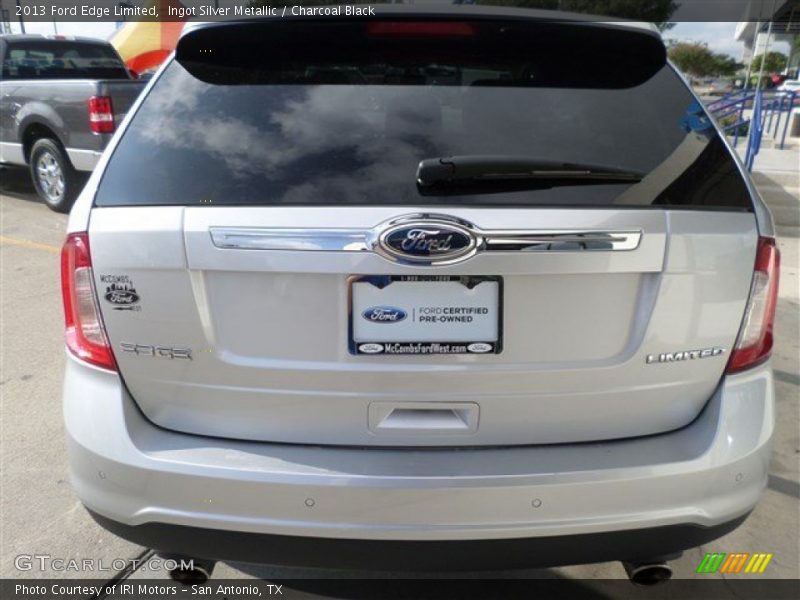 Ingot Silver Metallic / Charcoal Black 2013 Ford Edge Limited