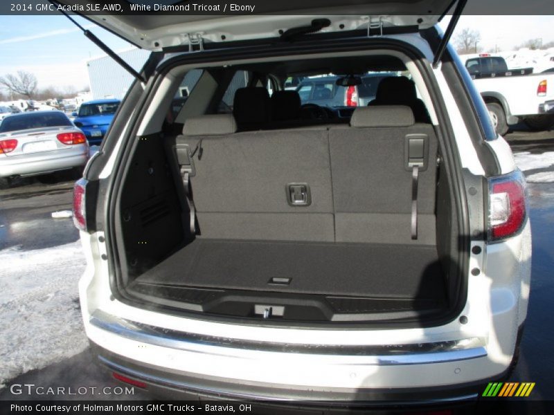 White Diamond Tricoat / Ebony 2014 GMC Acadia SLE AWD