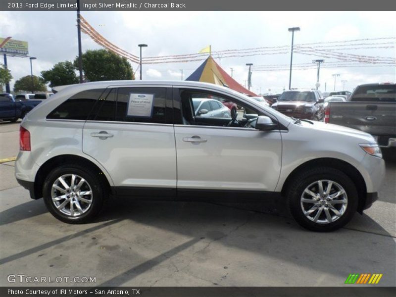 Ingot Silver Metallic / Charcoal Black 2013 Ford Edge Limited
