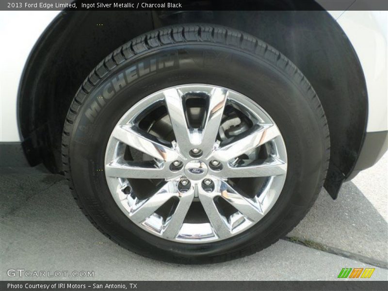 Ingot Silver Metallic / Charcoal Black 2013 Ford Edge Limited