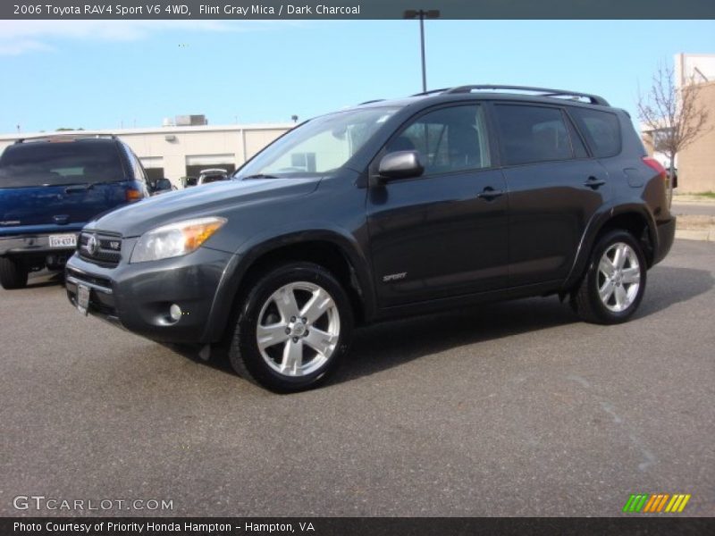 Flint Gray Mica / Dark Charcoal 2006 Toyota RAV4 Sport V6 4WD