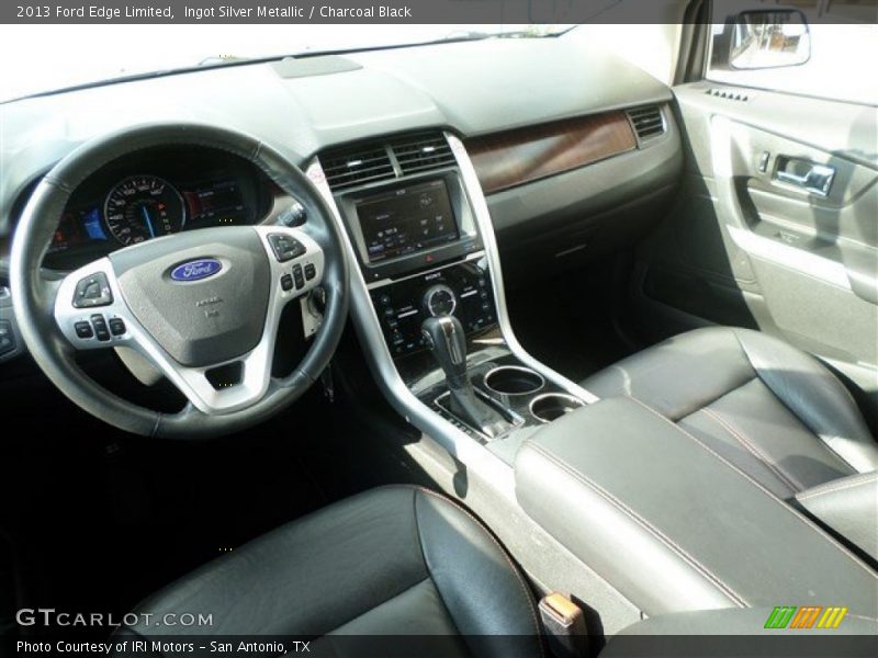 Ingot Silver Metallic / Charcoal Black 2013 Ford Edge Limited