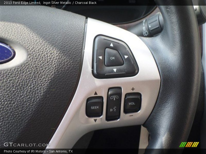 Ingot Silver Metallic / Charcoal Black 2013 Ford Edge Limited