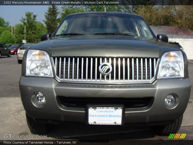Estate Green Metallic / Medium Dark Parchment 2002 Mercury Mountaineer AWD