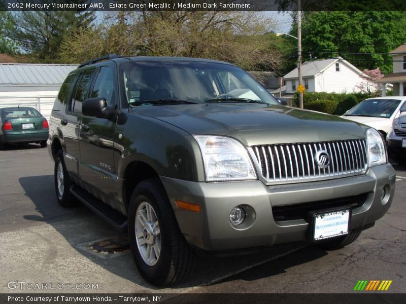 2002 Mercury Mountaineer AWD in Estate Green Metallic Photo No. 9053867