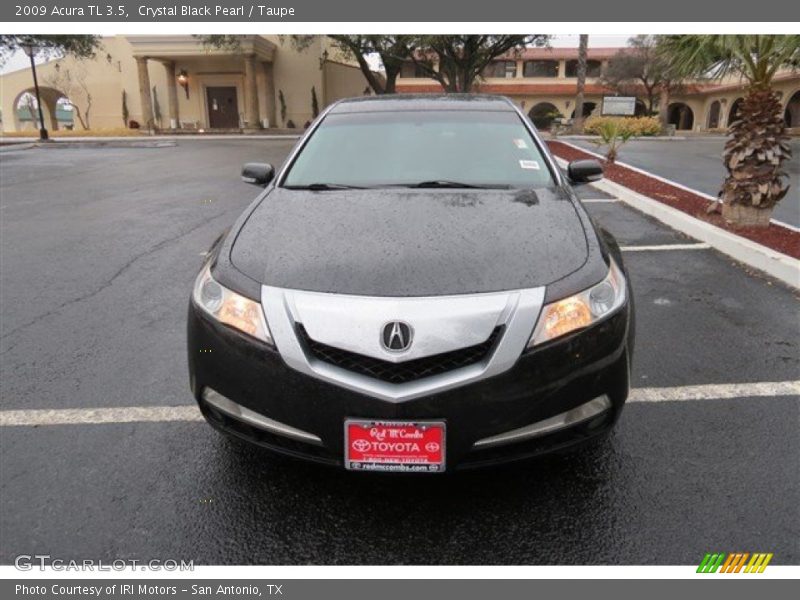 Crystal Black Pearl / Taupe 2009 Acura TL 3.5
