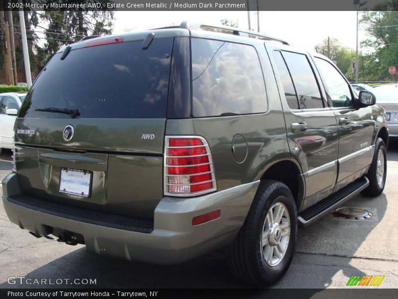 Estate Green Metallic / Medium Dark Parchment 2002 Mercury Mountaineer AWD
