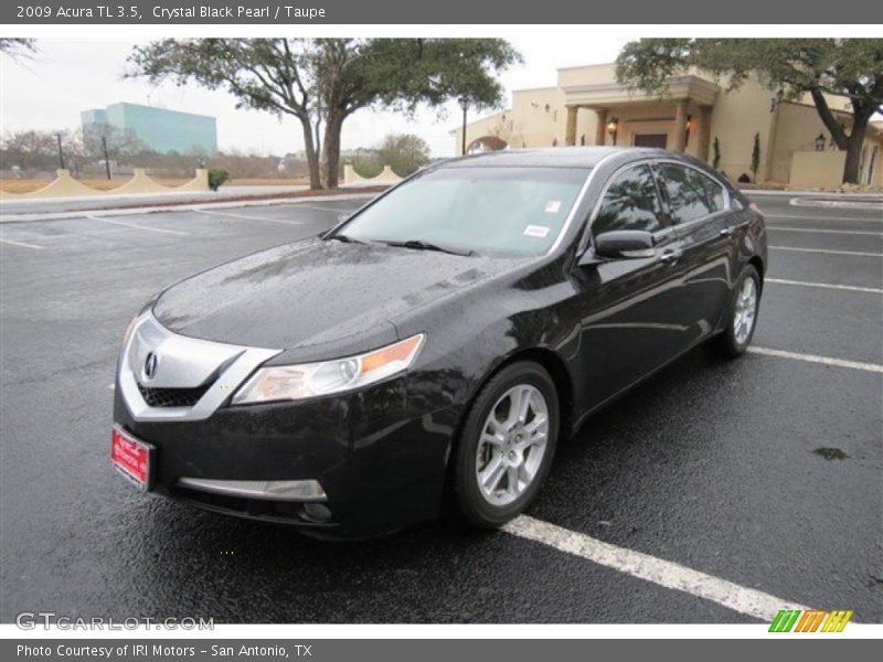 Crystal Black Pearl / Taupe 2009 Acura TL 3.5