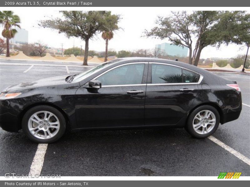 Crystal Black Pearl / Taupe 2009 Acura TL 3.5