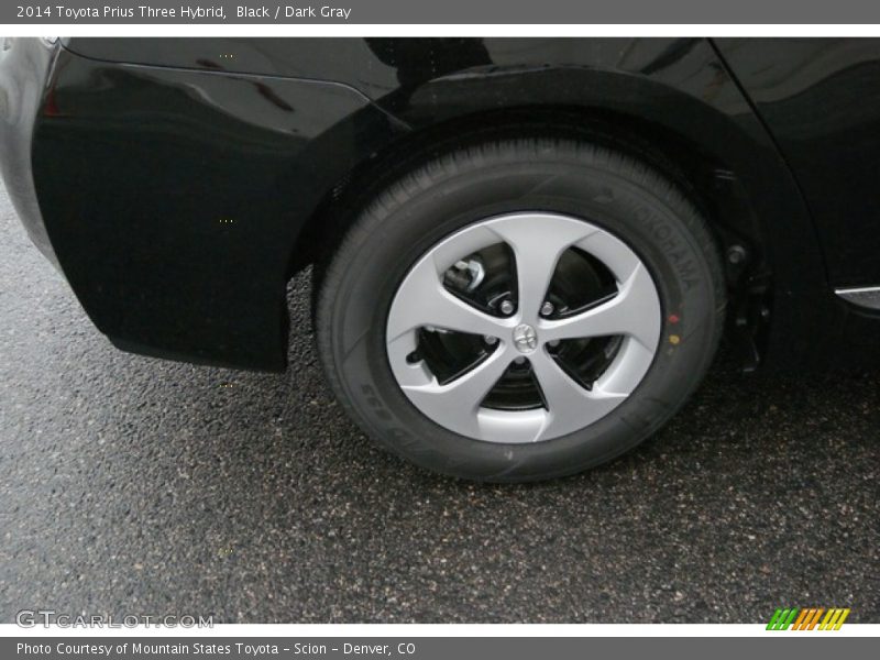 Black / Dark Gray 2014 Toyota Prius Three Hybrid