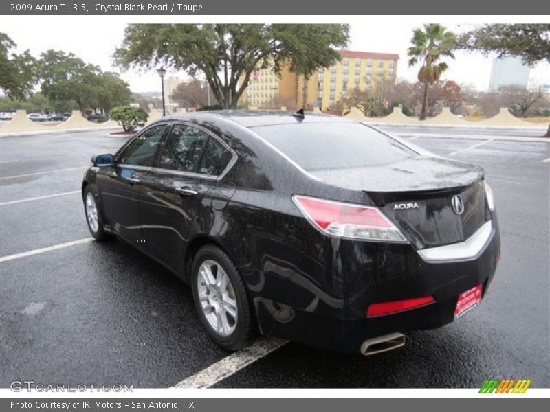 Crystal Black Pearl / Taupe 2009 Acura TL 3.5