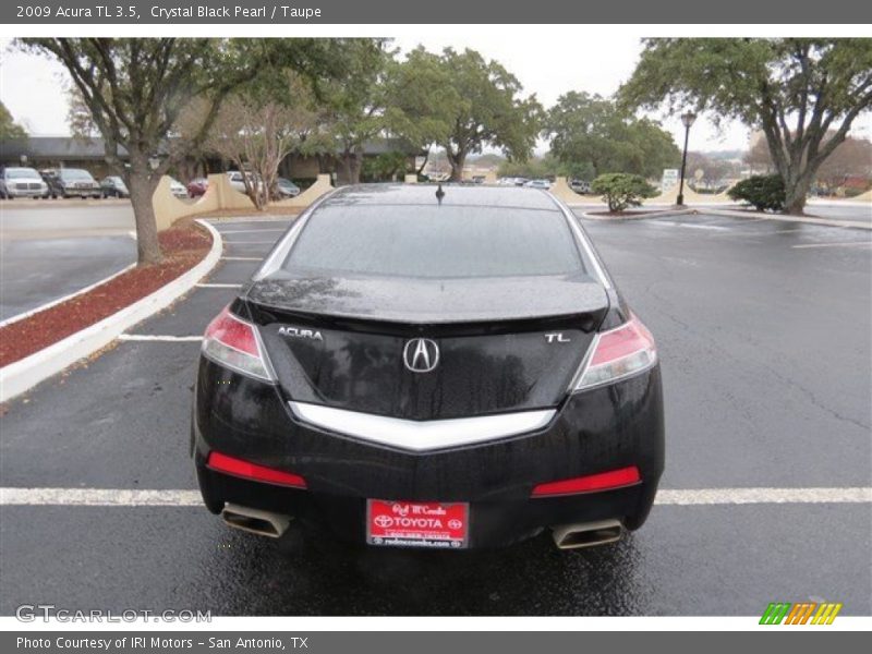 Crystal Black Pearl / Taupe 2009 Acura TL 3.5
