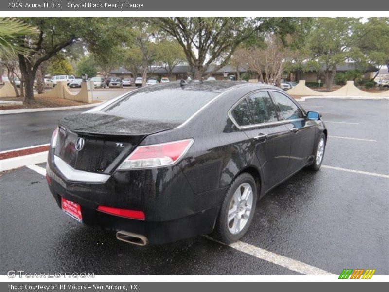 Crystal Black Pearl / Taupe 2009 Acura TL 3.5