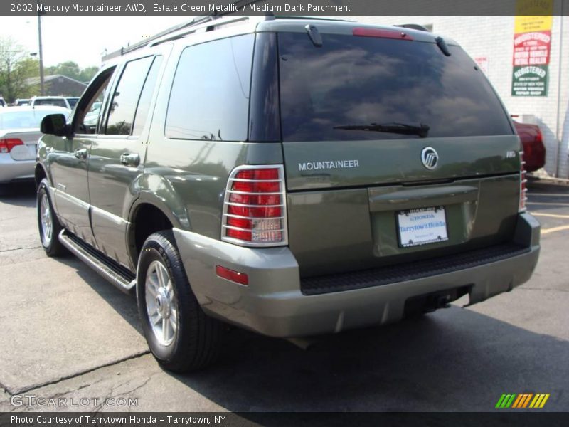 Estate Green Metallic / Medium Dark Parchment 2002 Mercury Mountaineer AWD