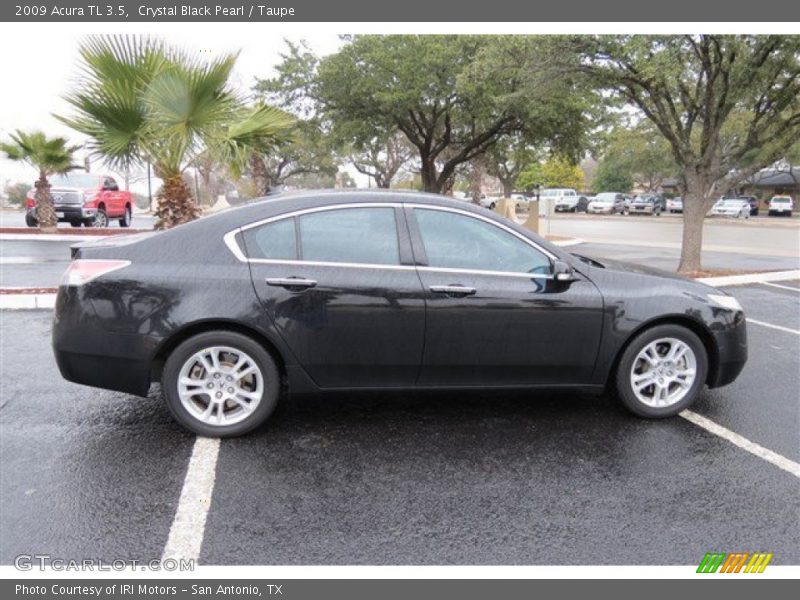 Crystal Black Pearl / Taupe 2009 Acura TL 3.5