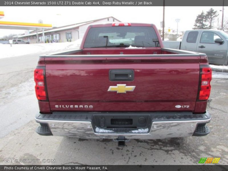 Deep Ruby Metallic / Jet Black 2014 Chevrolet Silverado 1500 LTZ Z71 Double Cab 4x4