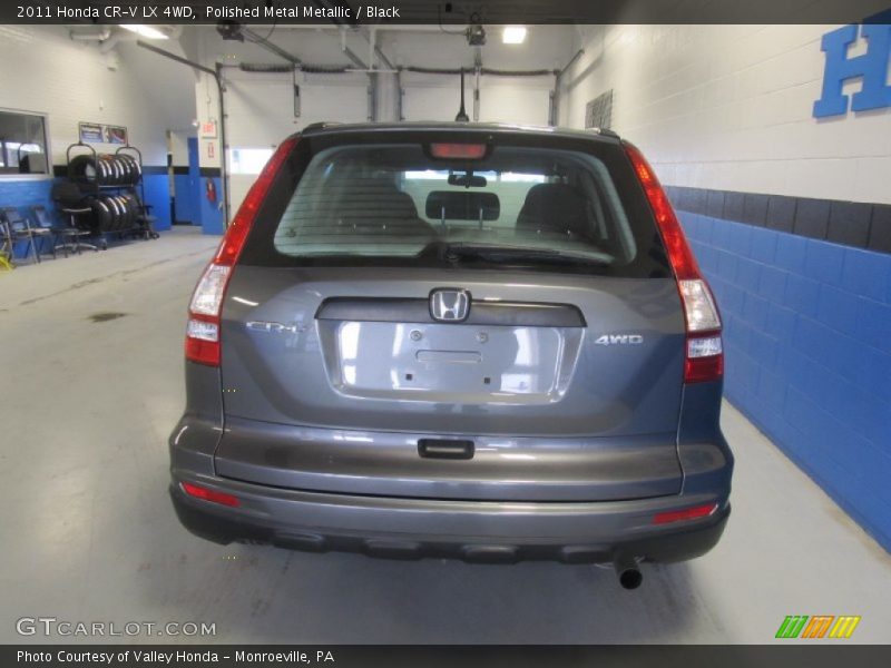 Polished Metal Metallic / Black 2011 Honda CR-V LX 4WD