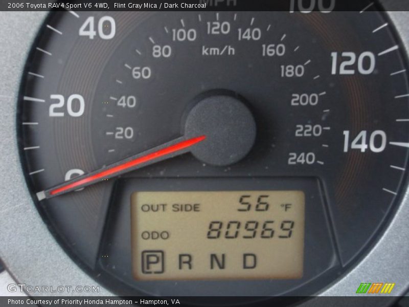 Flint Gray Mica / Dark Charcoal 2006 Toyota RAV4 Sport V6 4WD