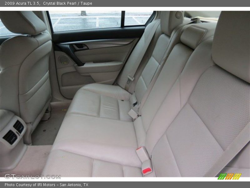 Crystal Black Pearl / Taupe 2009 Acura TL 3.5