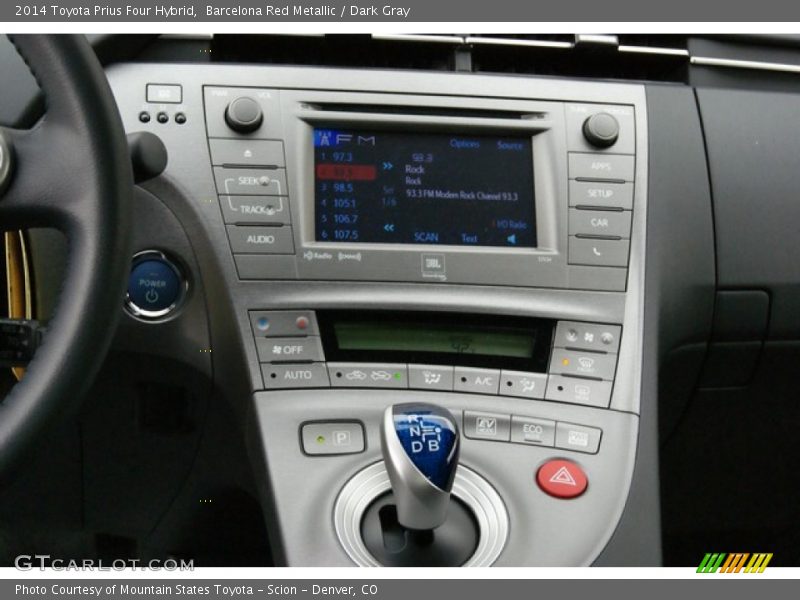 Barcelona Red Metallic / Dark Gray 2014 Toyota Prius Four Hybrid