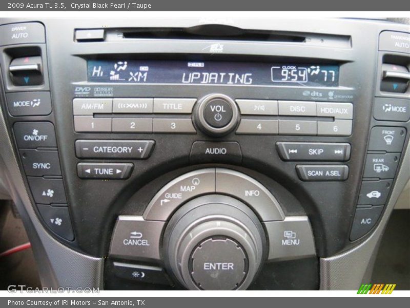 Crystal Black Pearl / Taupe 2009 Acura TL 3.5