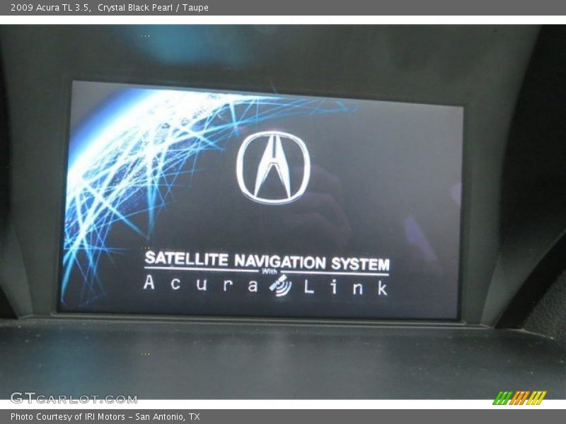 Crystal Black Pearl / Taupe 2009 Acura TL 3.5