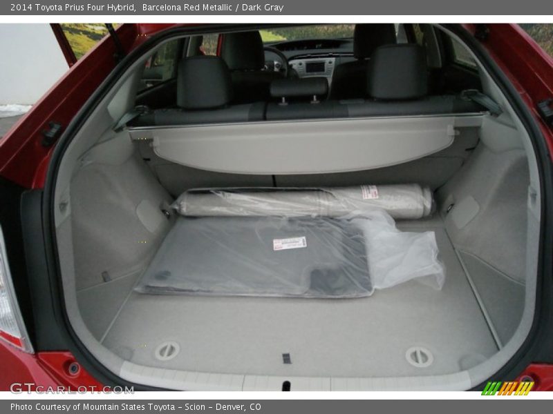 Barcelona Red Metallic / Dark Gray 2014 Toyota Prius Four Hybrid