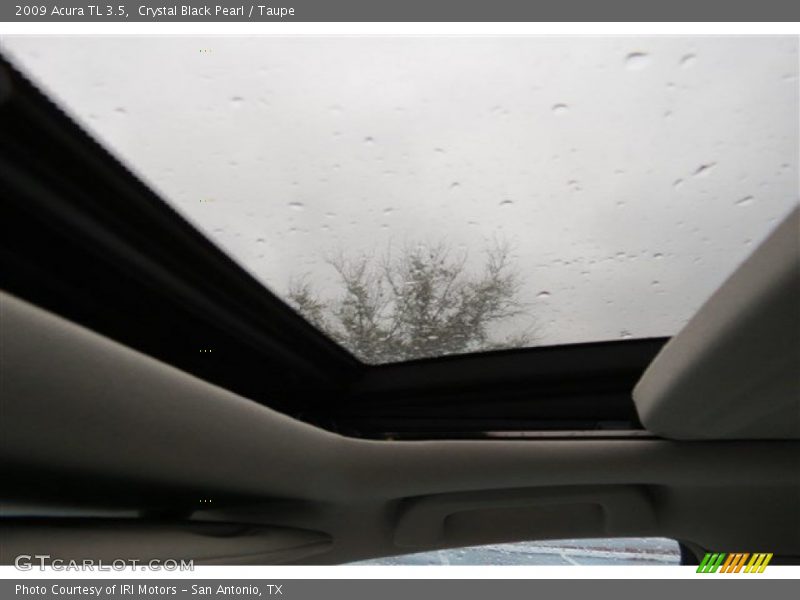 Crystal Black Pearl / Taupe 2009 Acura TL 3.5