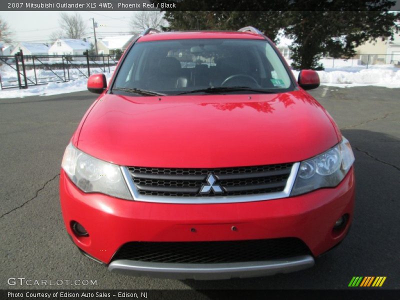 Phoenix Red / Black 2007 Mitsubishi Outlander XLS 4WD
