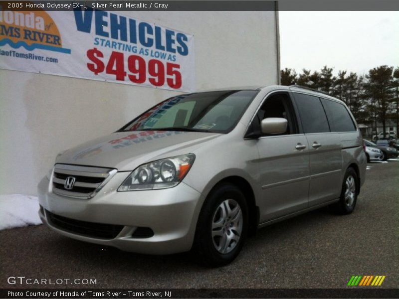 Silver Pearl Metallic / Gray 2005 Honda Odyssey EX-L