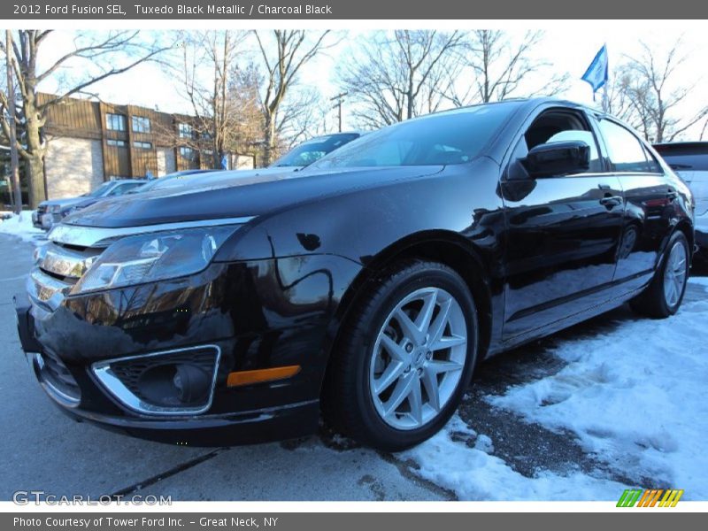 Tuxedo Black Metallic / Charcoal Black 2012 Ford Fusion SEL