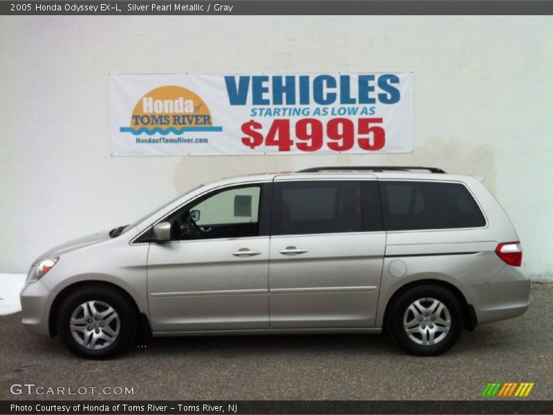 Silver Pearl Metallic / Gray 2005 Honda Odyssey EX-L