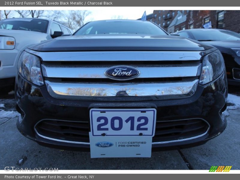 Tuxedo Black Metallic / Charcoal Black 2012 Ford Fusion SEL
