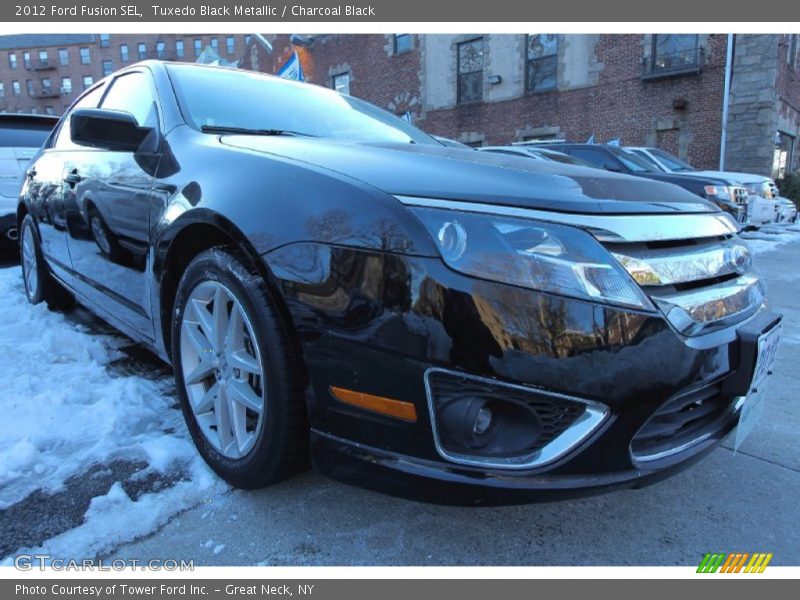 Tuxedo Black Metallic / Charcoal Black 2012 Ford Fusion SEL